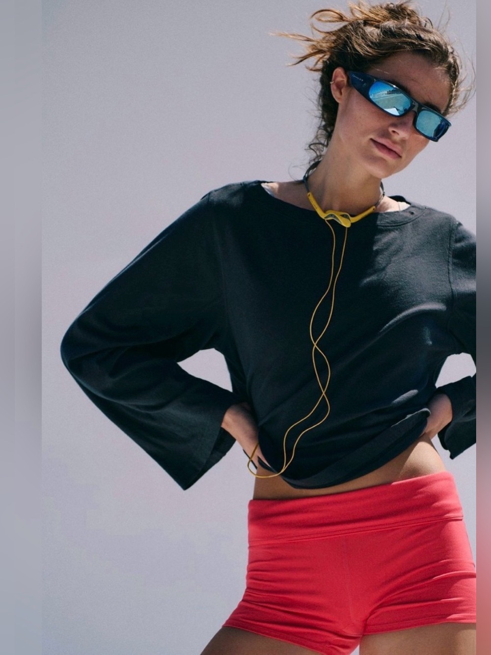 FP MOVEMENT by FREE PEOPLE Diversion Layer LONG SLEEVE TOP